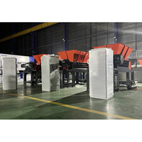 1400 modelo de doble eje OTR, máquinas trituradoras de neumáticos de coche de goma antigua, precio, maquinaria trituradora de neumáticos de chatarra Industrial