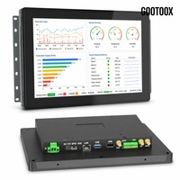 Monitor de Control Android Todo en Uno de 7/10.1/15.6/21.5 Pulgadas con Montaje Empotrado, RK3562 RK3568, para Equipos de Cuarto Limpio con Semiconductores