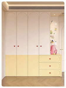 <span class=keywords><strong>Armadio</strong></span> Moderno in MDF con Ante <span class=keywords><strong>Scorrevoli</strong></span> e Ampia Capacità, Organizzazione Multi-Scomparto per Soggiorno e Casa - Product Image 2