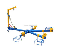 Banc de redressage de châssis de voiture FM100 portable d'occasion pour équipement de carrosserie automobile, avec vérin hydraulique, certifié ISO9100
