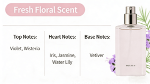 Perfume de Jazmín para Mujer, Estilo Personalizado OEM, Fresco, Natural y Duradero para Primavera y Verano - Product Image 2