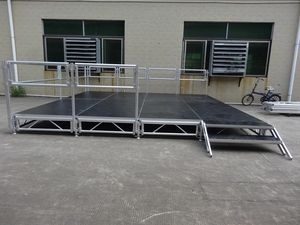 Sistema de iluminación de escenario con efecto disco de aluminio para concierto más barato/escenario de DJ portátil/escenario de <span class=keywords><strong>pasarela</strong></span> - Product Image 2