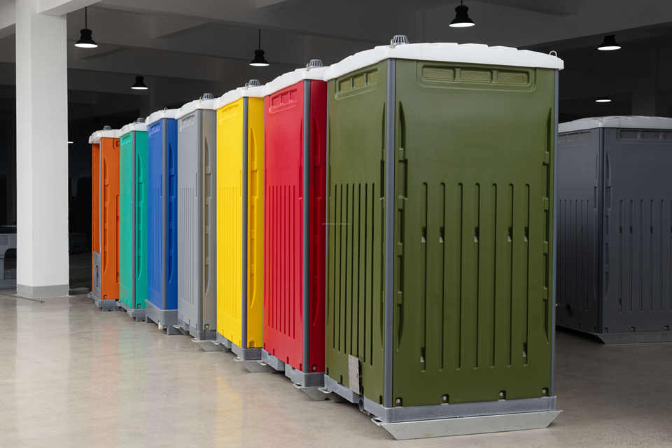 HDPE Plastic Modern Durable Eco-Friendly Portable Toilet WC Event Porta Potty  for Outdoor Construction Site Use - Image 2