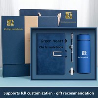 Carnet de notes haut de gamme avec couverture en cuir PU, bloc-notes personnalisé avec boucle en U, coffret cadeau d'affaires avec impression de logo et emballage en boîte cadeau