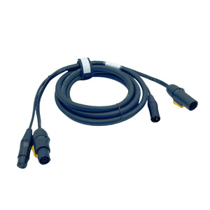 Câble <span class=keywords><strong>hybride</strong></span> professionnel OEM <span class=keywords><strong>XLR</strong></span> 3P Contrôle de la lumière Powercon True1 Câble DMX/signal/microphone - Product Image 5