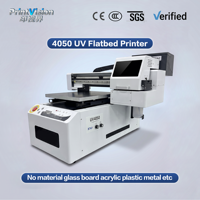 Imprimante UV DTF 4050 pour autocollants métalliques, machine d'impression UV personnalisée pour emblèmes 3D XP600 I3200