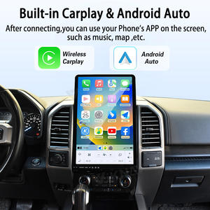 Radio de Auto con Pantalla Táctil de 16.8 Pulgadas, Android Auto, GPS, Navegación, CarPlay Inalámbrico, 128GB, Compatible con Ford F150 F250 F450 Raptor 2015-2020 - Product Image 3