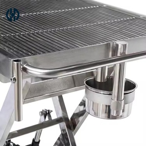 Table d'opération <span class=keywords><strong>vétérinaire</strong></span> à conception robotisée avec levage électrique, bac à déchets et support de perfusion, adaptée aux cliniques vétérinaires - Product Image 5