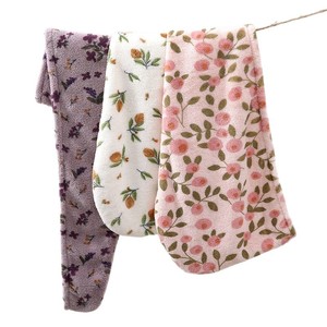 Fan Xin Hair <b>Towel</b> 25x652cm Coral Fleece Printed <b>Quick</b> Dry For Adults Long Hair - Product Image 2