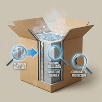 Boîtes d'emballage en carton ondulé avec gaufrage pour utilisation en supermarché, cartons pliables, boîtes d'expédition en papier résistantes personnalisables
