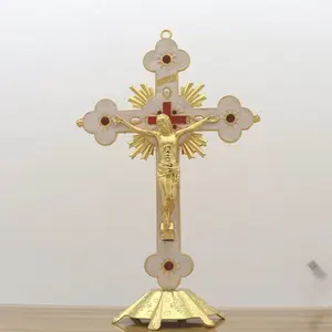 31cm/21cm/17cm/14.5cm Figuras cristãs católicas Venda quente Item religioso Resina Jesus Estátuas Com suporte