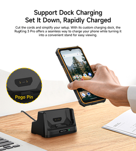 Ulefone Rugking 3 Pro หน้าจอ 6.56 นิ้ว แบตเตอรี่ 5700mAh หน่วยความจำ 8GB+128GB กล้องหลัง 48MP กล้องหน้า 8MP รองรับ 4G ซิมคู่ NFC ระบบปฏิบัติการ Android 15 ชาร์จเร็ว 10W หน้าจอ 120Hz - Product Image 6