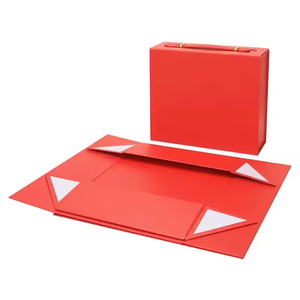 Luxury Custom Folding Gift <b>Box</b> with Handle and <b>Magnetic</b> Closure Custom Logo Stamping for Gift Packaging - Product Image 6