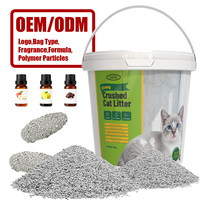 Litière pour chat en bentonite sans poussière, agglomérante, 10 kg, 15 kg, format Jambo, vente en gros d'usine