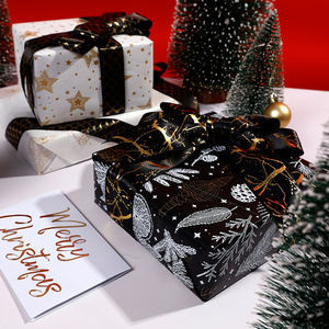 Papel de regalo de espuma 43*300 cm Papel de regalo de Navidad Papel de embalaje - Product Image 2