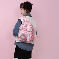 NOUVEAU Sac à dos de dessin animé de 12 pouces pour enfants de maternelle, sac à dos rond Labubu à ouverture facile, Mochila