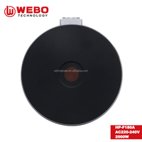 2000W 180mm Mini cuisinière électrique plaque de cuisson chaude appareil de cuisine cuisinière Portable cuisson élément chauffant plaque chauffante électrique