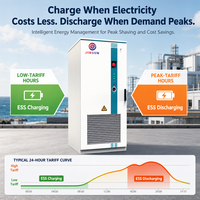 Solusi Sistem Penyimpanan Energi Surya C&I 125kW 250kW 261kWh Sistem Baterai yang Dapat Diskalakan dengan Baterai LiFePO4 Hybrid PCS Pendingin Cair