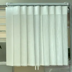 Manual Stick Control Sheer Vertical Blinds For Home