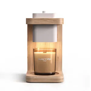 Latest patent design indoor home decor fragrance scented Electric wax burner lamp dimming and timer switch