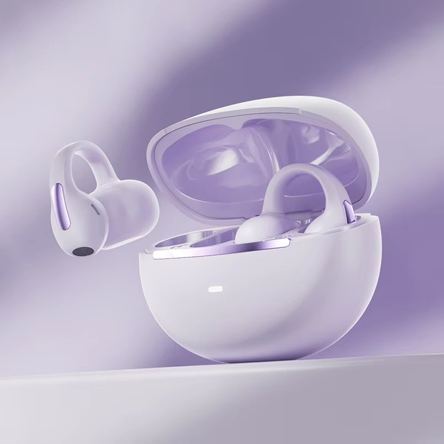 2026 New Arrival Open Ear Clip-On Wireless Blue-tooth 5.4 Earbuds HiFi Stereo Sound Long Battery Life Sports Headphones