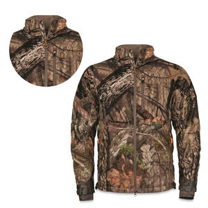 Veste de chasse respirante de haute qualité, vente en gros, 100% polyester, coupe-vent, veste de chasse légère, imperméable, personnalisée, pour le sport - Product Image 4