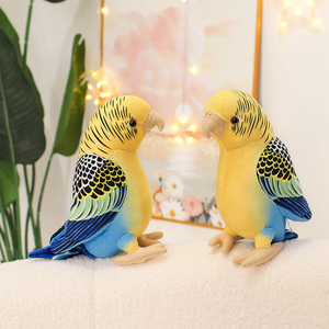 Đồ chơi nhồi bông siêu mềm mại, bạn đồng hành an ủi, chất liệu cotton/spandex, hình chim - 26cm, mô phỏng chân thực chim họa mi và chim vẹt - Product Image 3