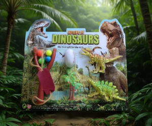 World Of Dinosaurs - Juguete de tirachinas con figuras de dinosaurios, juego de plástico para niños de 7 a 12 años, unisex, coleccionable, con temática de animales - Product Image 2