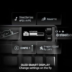 Teclado para Juegos OEM ODM <span class=keywords><strong>Apex</strong></span> <span class=keywords><strong>Pro</strong></span> <span class=keywords><strong>TKL</strong></span> Gen 3, Interruptores Magnéticos Analógicos OmniPoint 30, Ajustes Preestablecidos Rápidos, Rapid Trigger, Rapid TapSO - Product Image 4