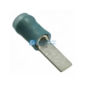 Supplier 327748 Wire Pin Terminal Connector Rectangular 3.96mm * 0.80mm 14-16 AWG Serrated Termination Crimp Blue 327-748 PIDG