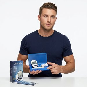 <span class=keywords><strong>Appareil</strong></span> <span class=keywords><strong>de</strong></span> mesure du glucose avec 25 bandelettes <span class=keywords><strong>de</strong></span> test et aiguille - Product Image 3