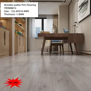 Good Quality Fireproof Pvc Floor Covering Vinyl Floor Tiles Sticker Pvc Luxury Plastic Flooring