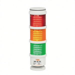 ไฟสัญญาณแบบเสา TWS สีเขียว สีส้ม สีแดง 24V AC DC ไฟแสดงสถานะแบบซ้อน - Product Image 2