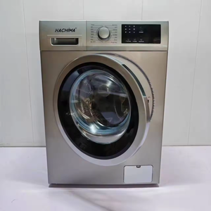 大容量10kg自動ドラムフロントロードマシン調整可能な乾燥プラスチックフロントロードウォッシャーホテル - Product Image 6