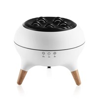 Diffuseur d'arômes ultrasonique dynamique multi-jets Jellyfish, éclairage LED en plastique, effet de flamme, utilisation hôtelière et domestique, faible bruit 30 dB