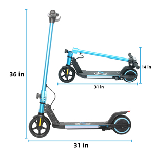 Envío Directo de Fábrica, Almacén en la UE y el Reino Unido, Scooter Eléctrico Ligero de 130 W y 6.5 Pulgadas para Niños, Scooter de 24 V para Adolescentes - Product Image 3