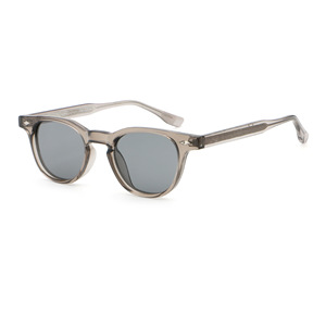 Gafas de Sol Redondas de Lujo Retro con Montura Completa de PC para Adultos, Lentes Polarizadas, Logotipo Personalizado, Cómodas para Exteriores, Alta Calidad, UV400, Unisex - Product Image 5