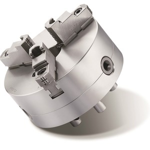 Mandrin de tour manuel à trois mors à montage direct Taiwan Qiandao D15-08, 3 mors, plage de serrage en acier 8180, vitesse maximale 50000 tr/min - Product Image 1