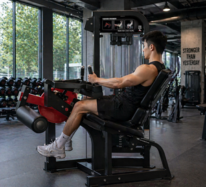 Máquina de Sentadillas <span class=keywords><strong>y</strong></span> Extensión de Piernas SK <span class=keywords><strong>para</strong></span> Isquiotibiales con Pila de Pesas de 75 kg, Equipo de Fitness con Sistema de Pernos <span class=keywords><strong>para</strong></span> Uso Comercial - Product Image 3