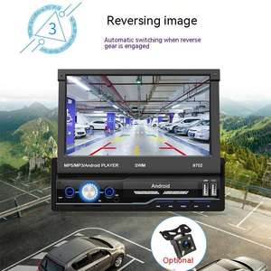 Car Android Player Instrument <strong>Panel</strong> 1Din 7-inch Retractable Mp5/mp3 Audio Stereo Gps BT Reverse Video Car DVD Player - Product Image 6