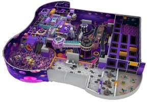 Équipement de terrain de jeu intérieur pour enfants vendu en usine commerciale <span class=keywords><strong>Structure</strong></span> de jeu certifiée CE Capacité de 500kg Garantie de 3 ans - Product Image 4