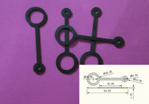 Segel terkait karet hitam Industri-gasket presisi dirancang untuk aplikasi penyegelan mekanis - Product Image 6