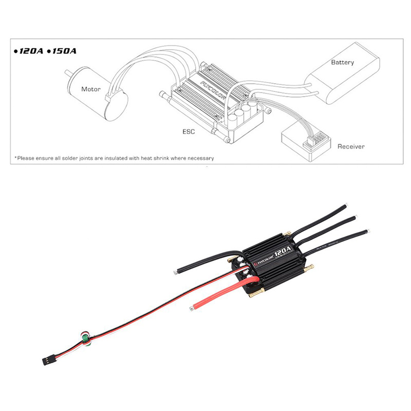 FLYCOLOR 15 A RC bürstenloser Motor, elektrischer
