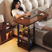 Escritorio Portátil Ajustable en Altura para Cama, Mesa Móvil para Computadora, Escritorio Simple para Estudio en Casa, para Usar en la Cama del Dormitorio