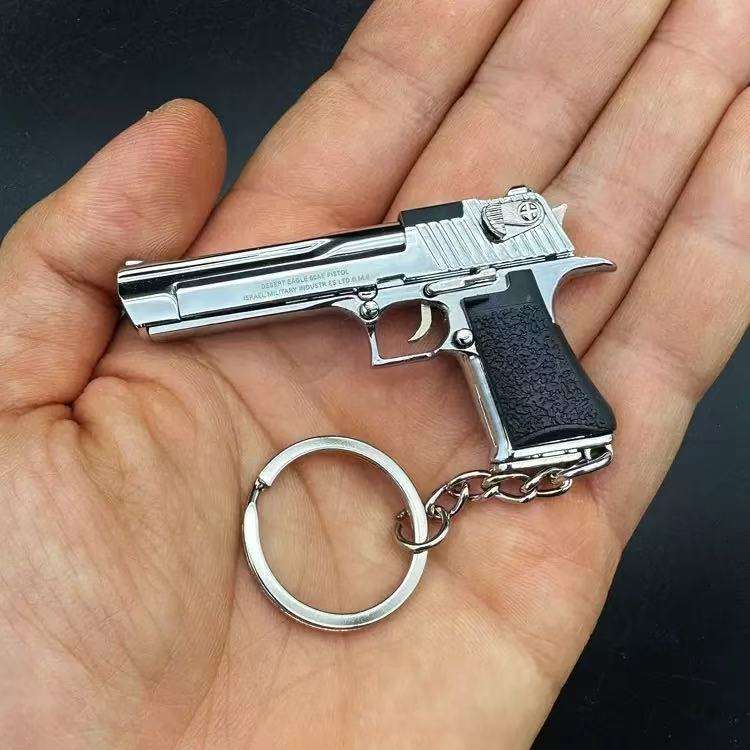 Model d disassembled sand eagle - electroplated br