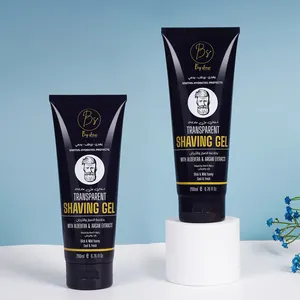 Kunden spezifischer Druck pe Vakuum röhre für kosmetische Kunststoff lotion Quetschrohr 200ml schwarze Röhrchen verpackung