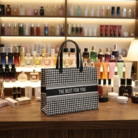 Sac fourre-tout personnalisable de luxe haut de gamme en carton blanc pour bougies, en stock