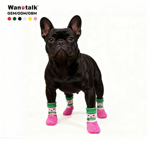 Waterproof Rubber & Cotton Classic Design Dog <span class=keywords><strong>Shoes</strong></span> para pequenos animais-temporada de outono antiderrapante quente ao ar livre uso - Product Image 1