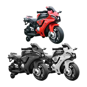 Moto Elettrica <span class=keywords><strong>per</strong></span> <span class=keywords><strong>Bambini</strong></span> a Due Posti, Giocattolo Cavalcabile <span class=keywords><strong>per</strong></span> 2-<span class=keywords><strong>4</strong></span> <span class=keywords><strong>Anni</strong></span> con Ruote Ausiliarie, Luci e Musica - Product Image 4