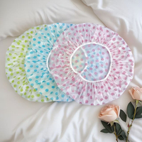 Bonnet de Douche Élastique Adorable en Gros pour Adultes – Bonnets de Bain et Chapeaux de Douche en Plastique Imperméables Réutilisables pour Femmes, Idéaux pour Spa, Salon, Maison et Hôtel